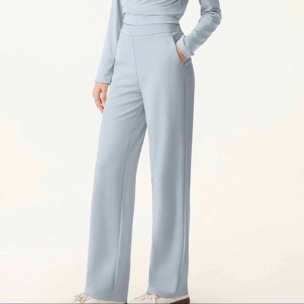 OGL Sandwashed Sandwashed Modal Breathable Straight Leg Pull-on Travel Pant